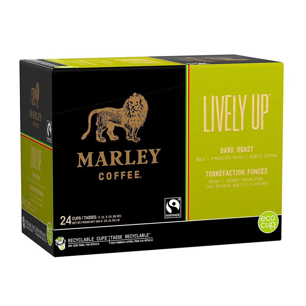 Marley Coffee RealCup side profile showing filter and airtight seal for clean taste