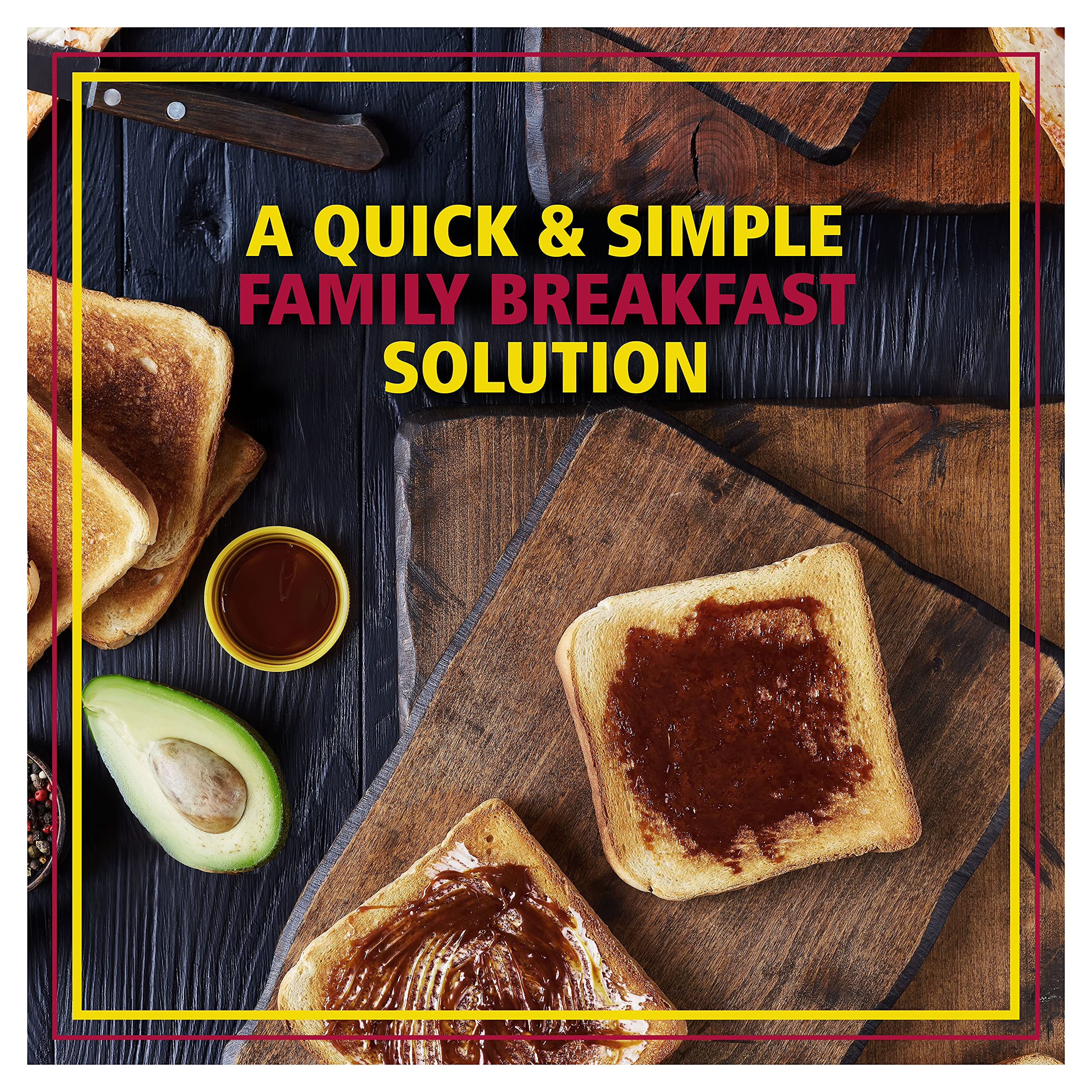 Three Marmite jars stacked together, Marmite bulk pack convenience visible