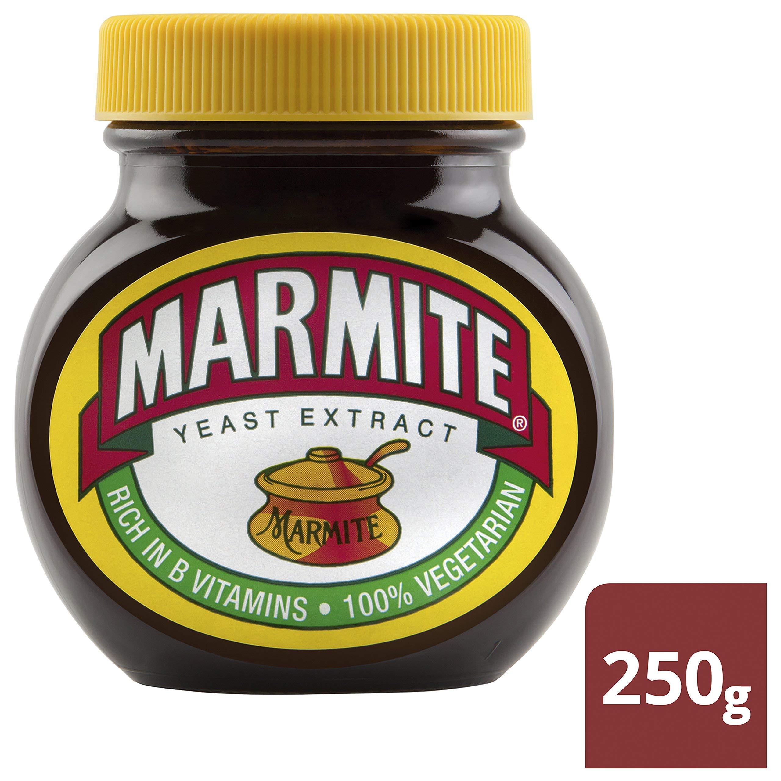 Marmite spread on toast close-up showing glossy texture and bold flavor benefit