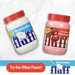 Marshmallow Fluff ingredients label closeup showing brand transparency and product details