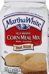 Martha White front packaging showing 32 oz bag and quick cornbread benefit