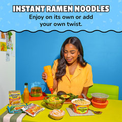 Maruchan cooked noodles in bowl showing hearty texture and fast meal