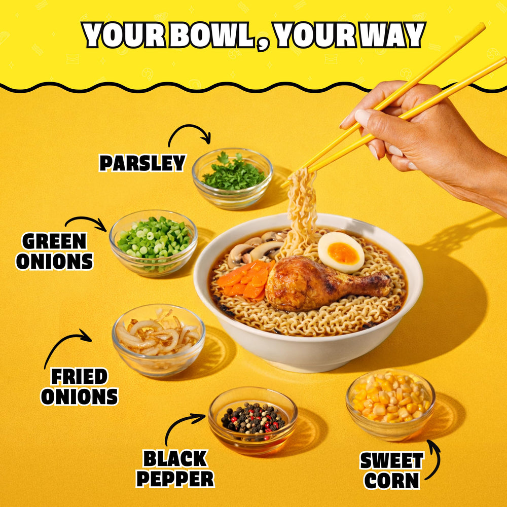 Maruchan cup on a dorm desk showing quick lunch solution for students and busy schedules
