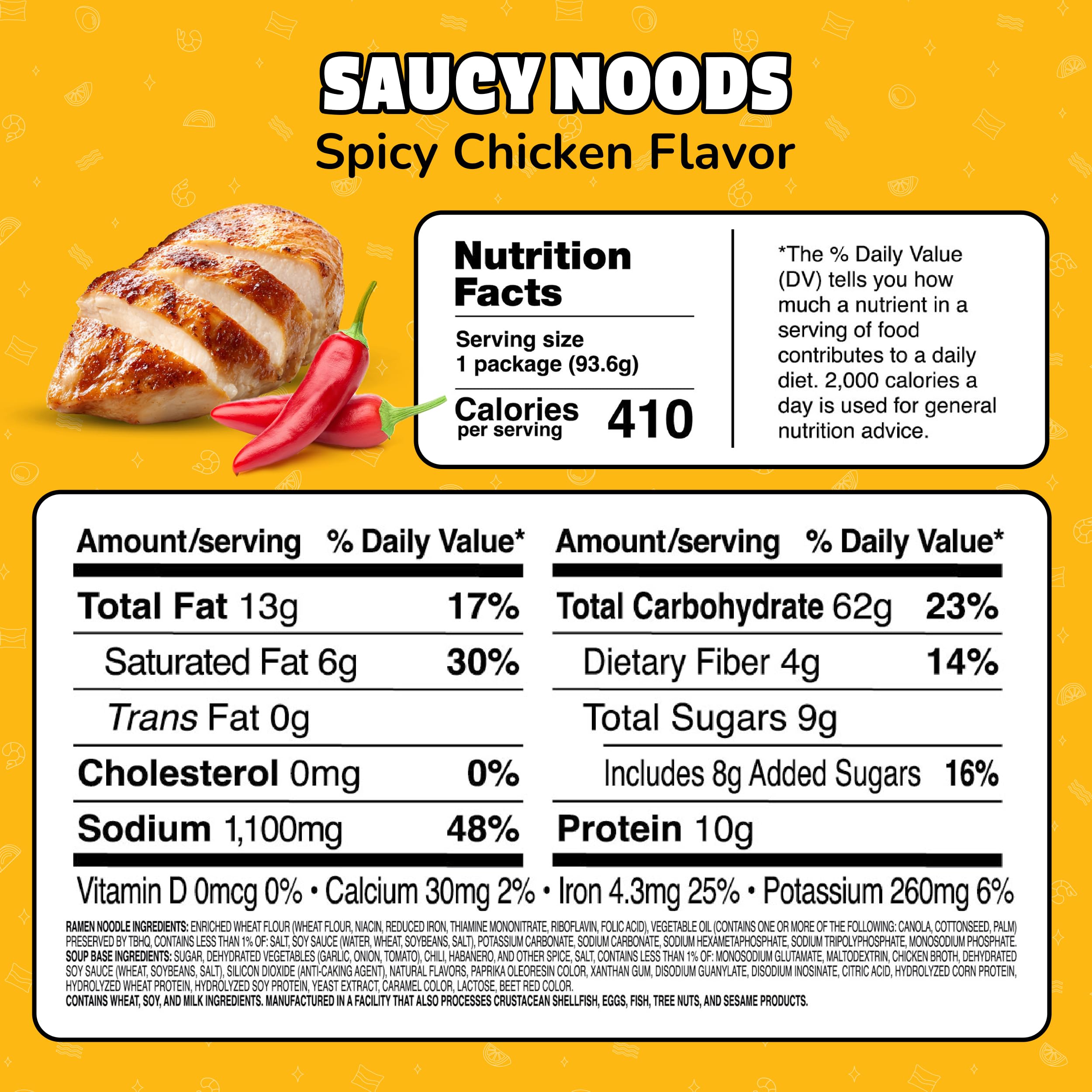 Maruchan noodles on a table with friends showcasing shareable snack appeal