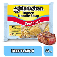 Maruchan close-up noodle texture highlighting quick-cook consistency