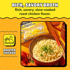 Close-up of Maruchan noodles texture highlighting springy strands and quick-cook consistency