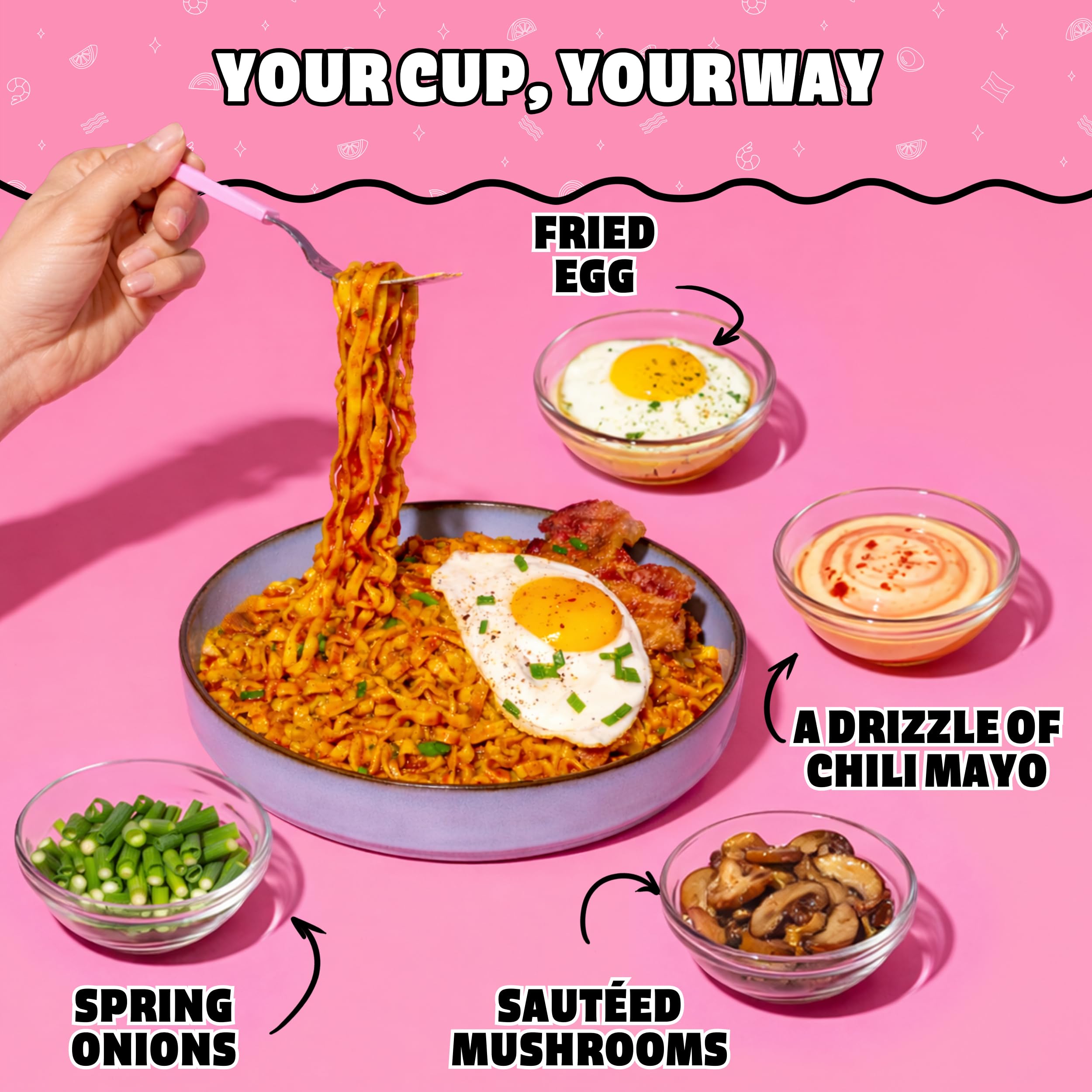 Maruchan twenty-pack stacked to show bulk value and long-term storage
