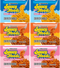 Maruchan front packaging showing variety pack and bold flavor appeal