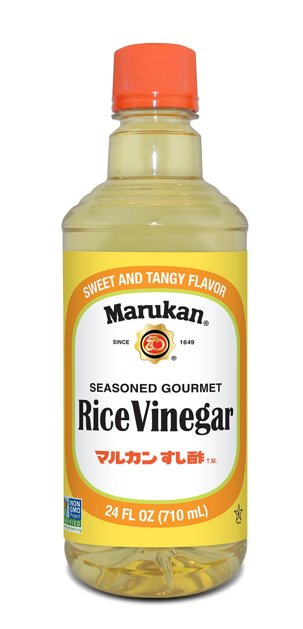 Marukan vinegar used on pickled vegetables showing bright flavor benefit