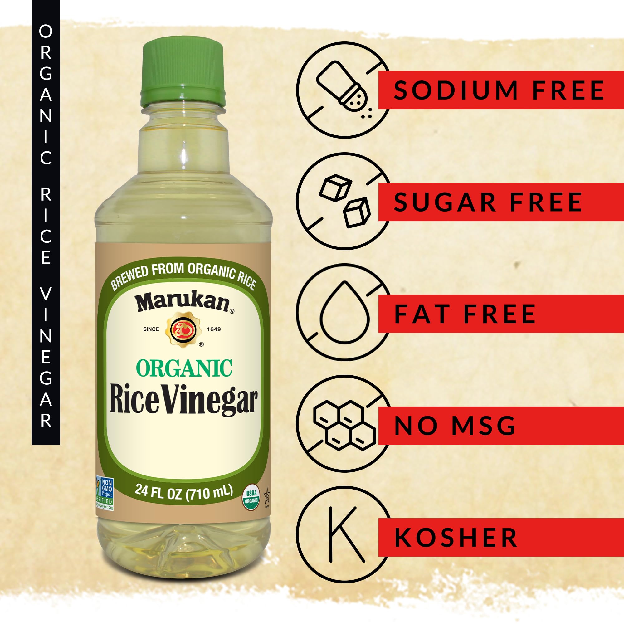 Marukan splash in salad bowl highlighting brightening effect and fresh flavor boost