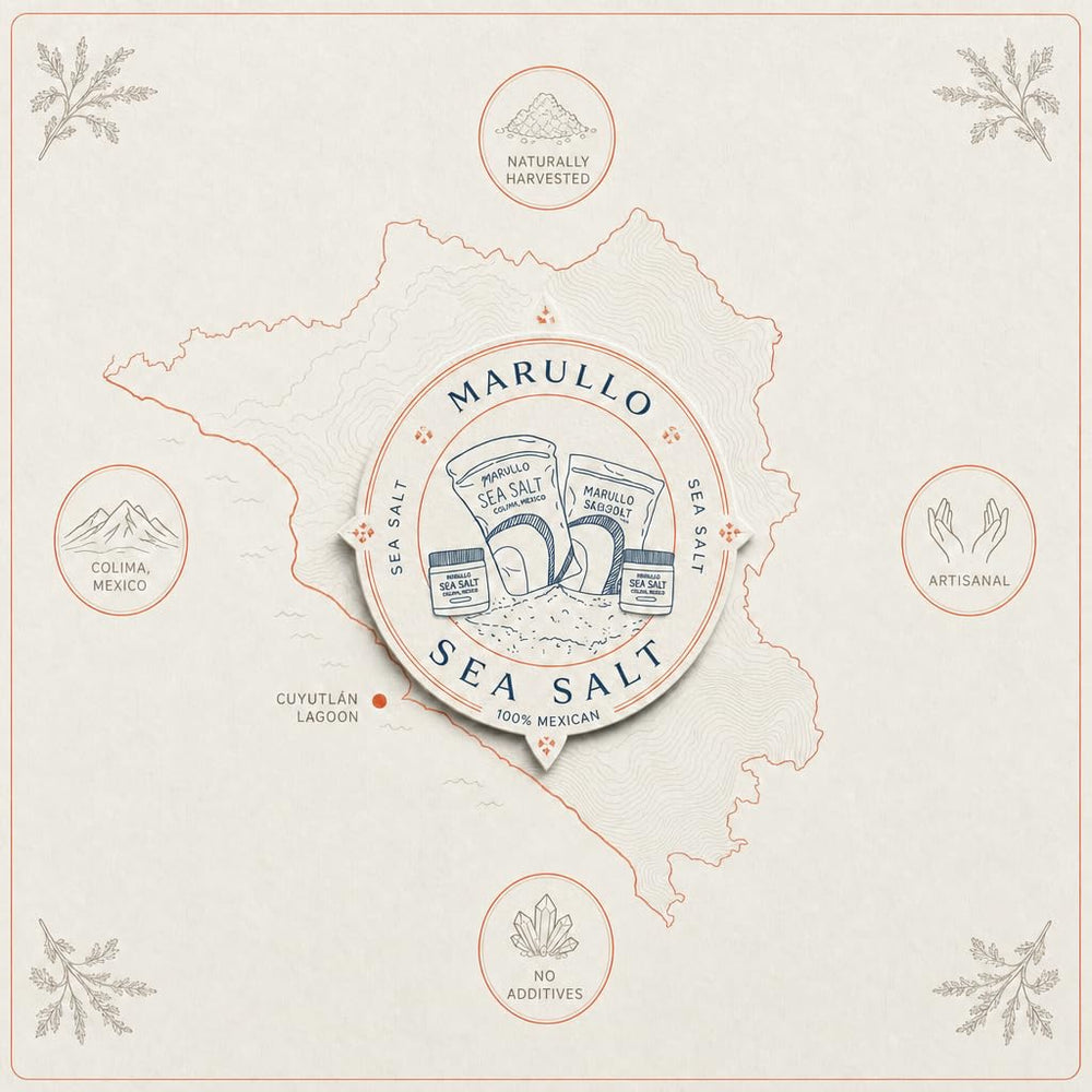 Marullo Colima label close-up showing ingredient purity and heritage
