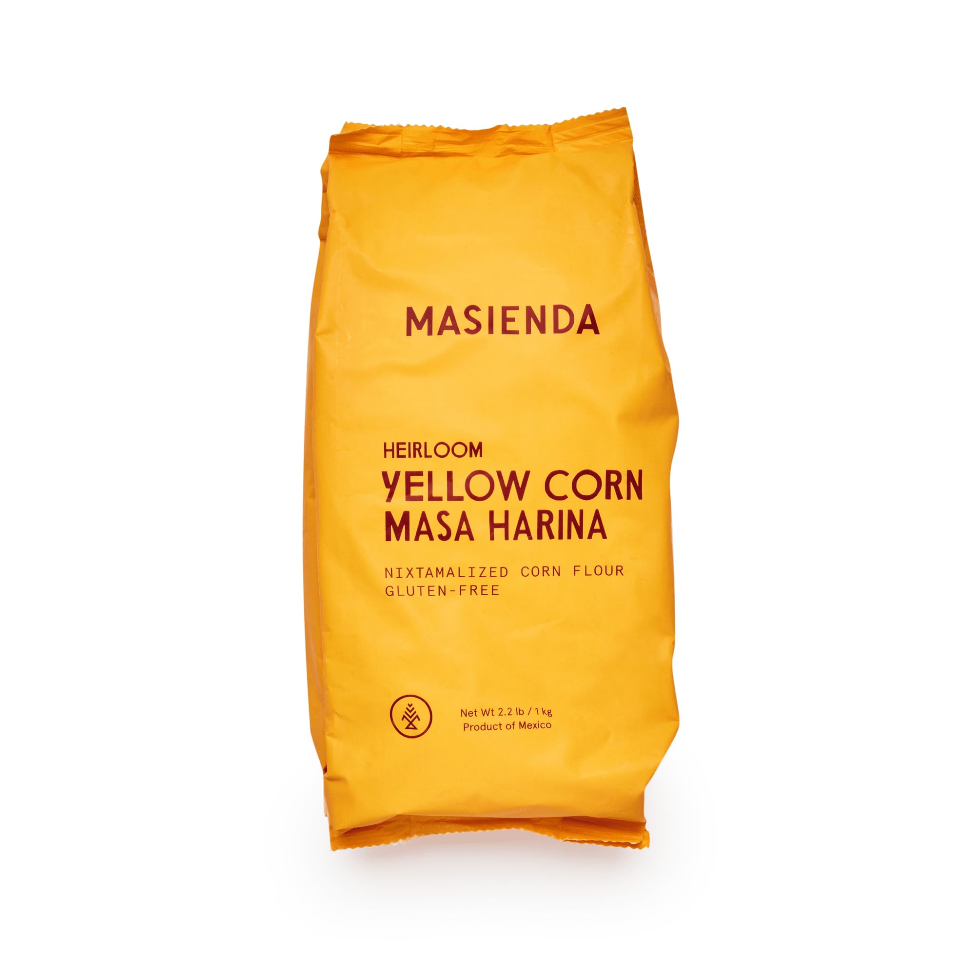 Masienda front packaging showing 2.2 lb bag and product branding for pantry convenience