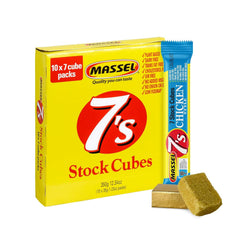 Massel cube close-up texture showing compact shape and easy dissolving