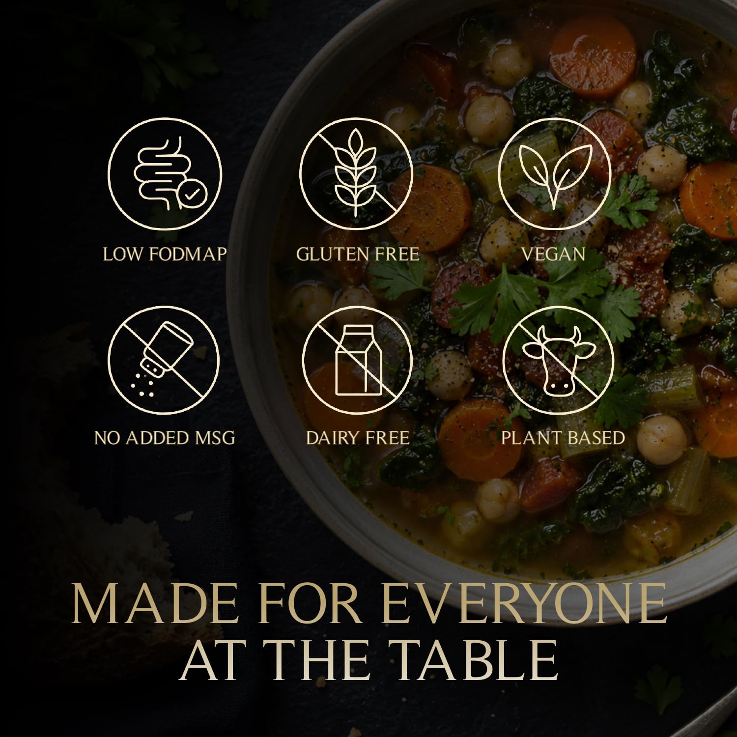 Massel ingredients flatlay highlighting natural vegetables and plant-based flavour