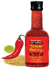 Master Chen's front bottle showing label and serving suggestion benefit