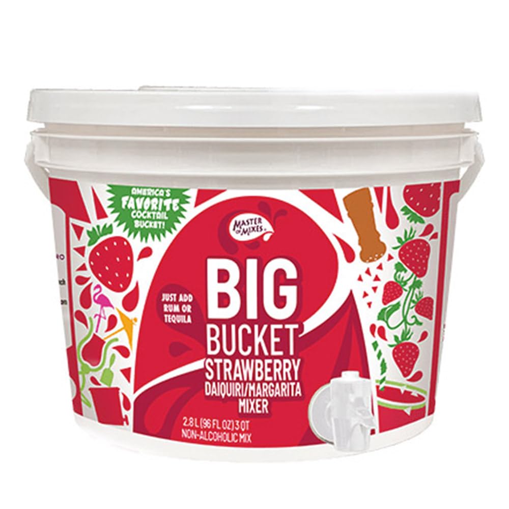 MASTER OF MIXES front packaging showing BigBucket and brand for party-ready convenience