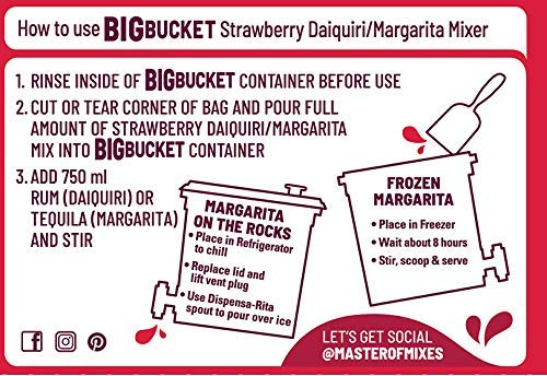 MASTER OF MIXES low-profile BigBucket fitting in a freezer for frozen drink prep