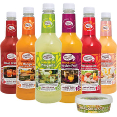 Master of Mixes front packaging showing full six-bottle variety pack benefit quick serving