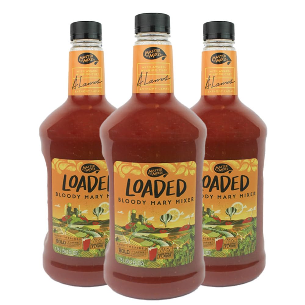 Master of Mixes front packaging showing three 1.75L bottles for effortless serving