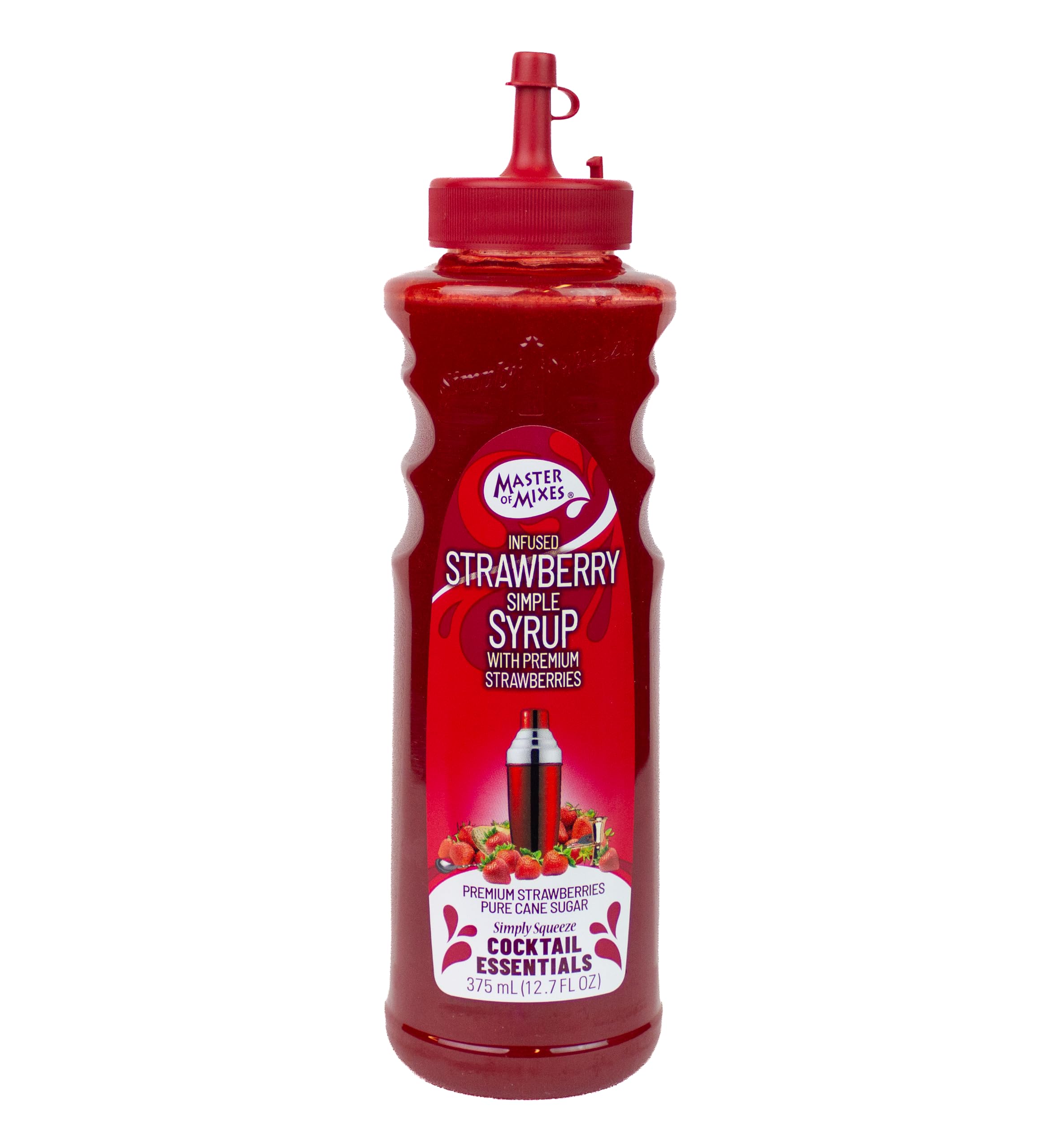 MASTER OF MIXES front bottle view showing label and pour control for easy mixing