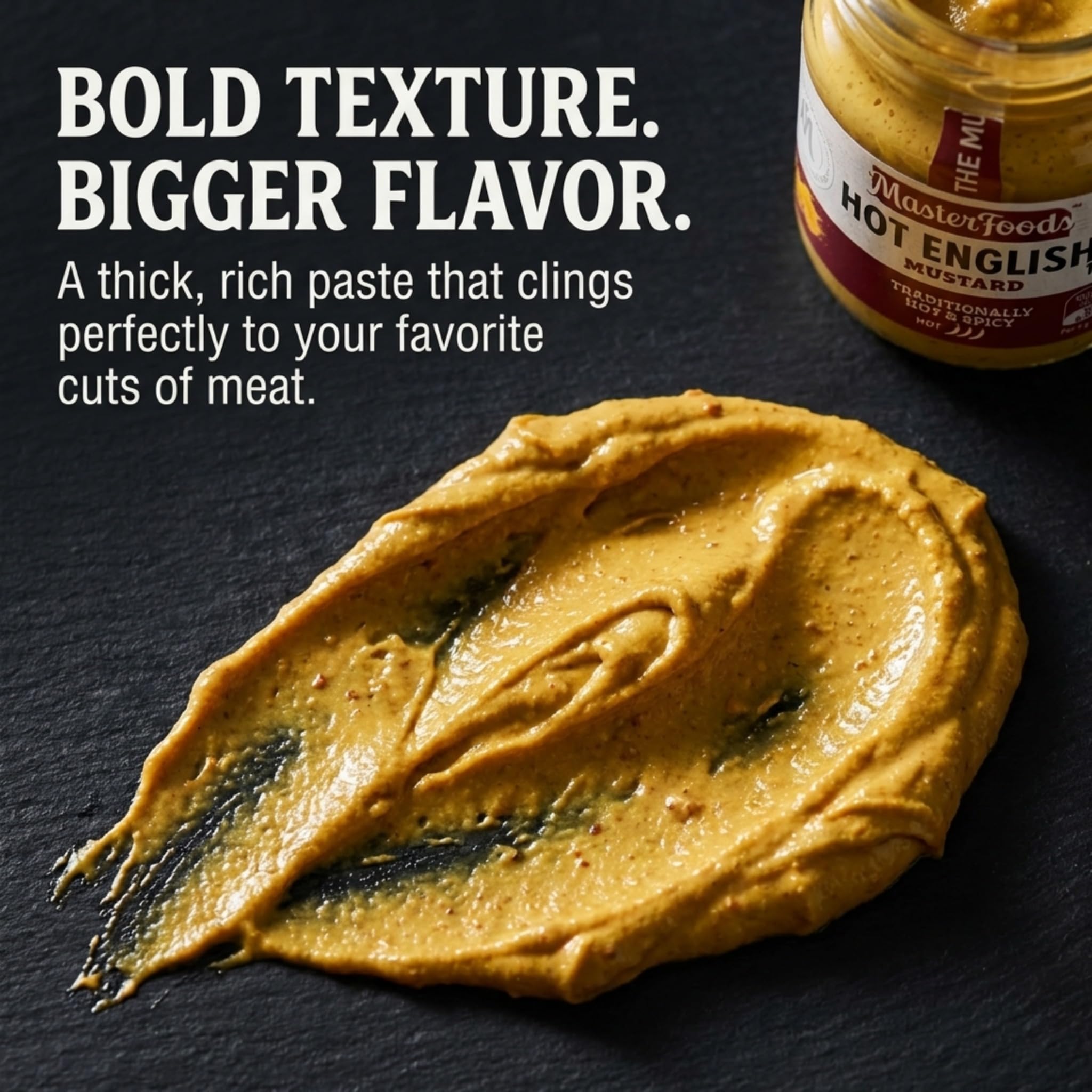 MasterFoods mustard spread on roast beef enhancing savory flavor benefit