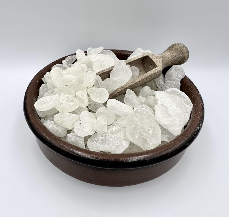 Mastic of Chios label and origin detail emphasizing traditional harvesting
