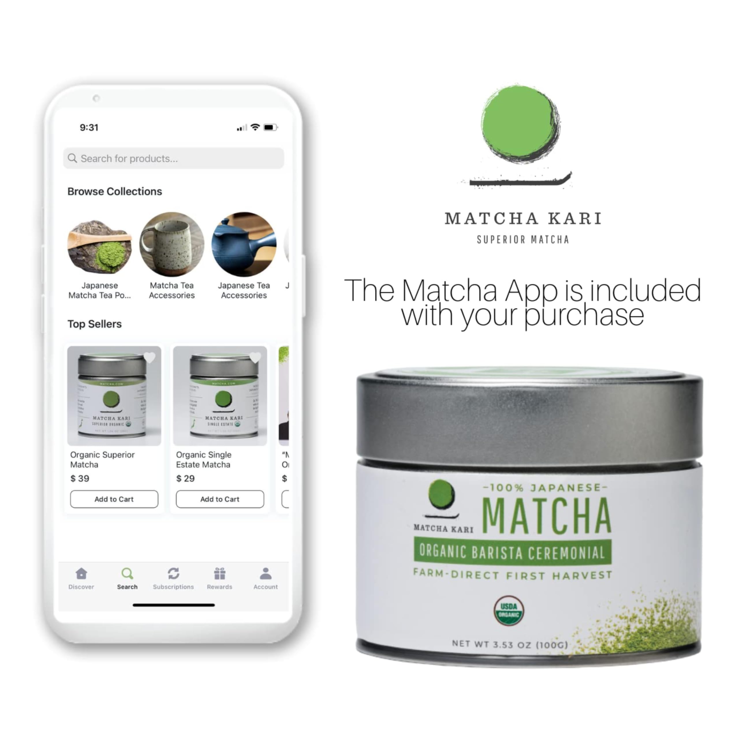 Matcha Kari swirled matcha baked good showing culinary versatility