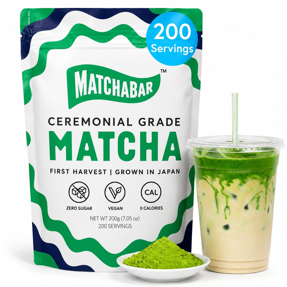 MATCHABAR front tin showing label and premium packaging benefit