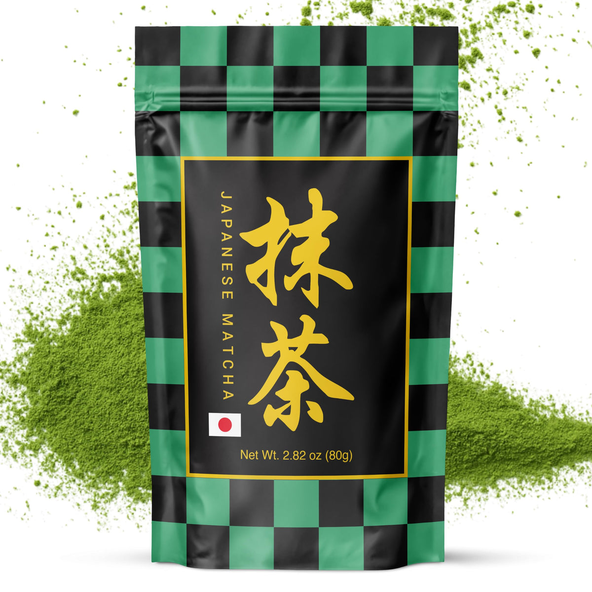 Matcharl TAROU front packaging showing pouch and label for freshness