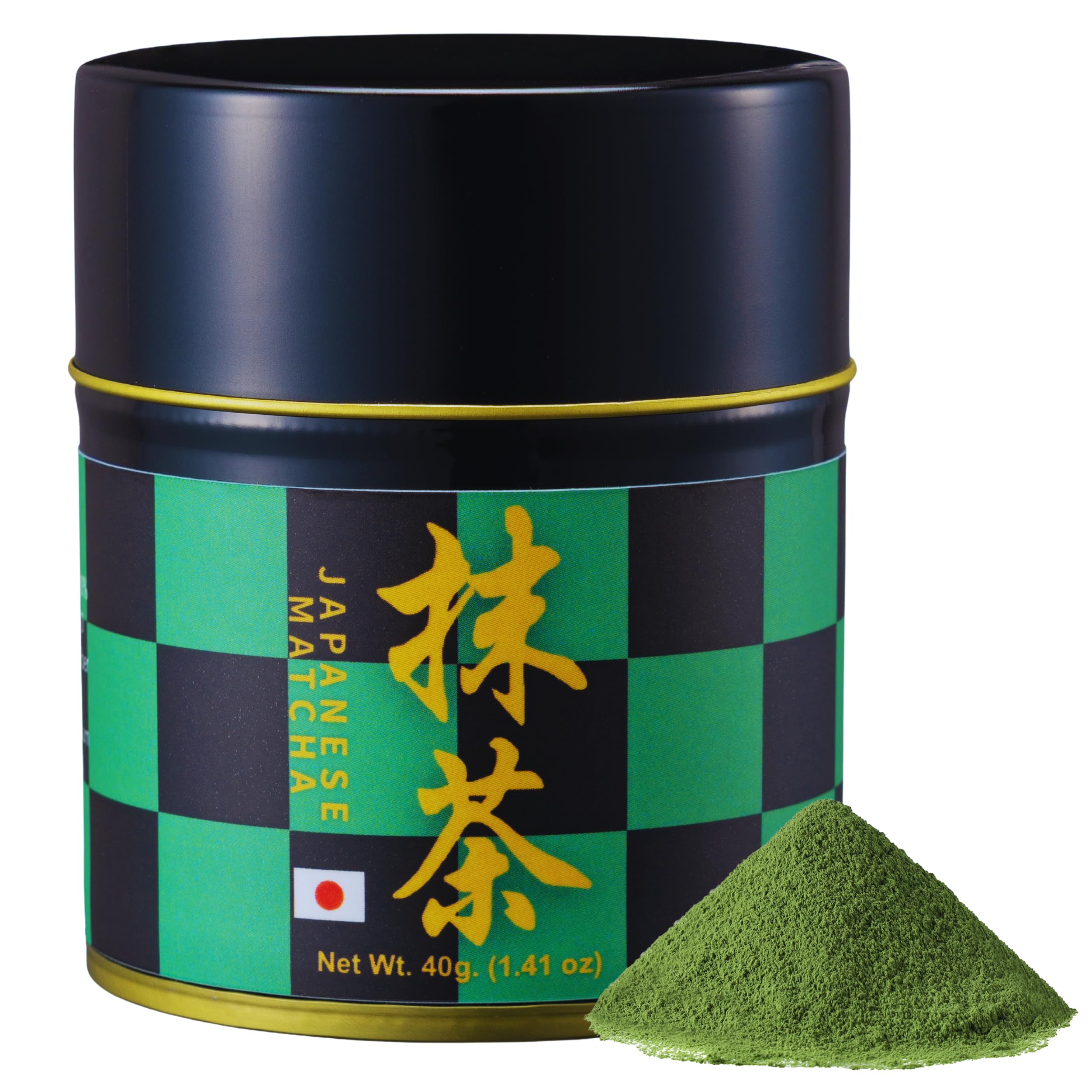 Matcharl TAROU front packaging showing brand and ceremonial grade benefits