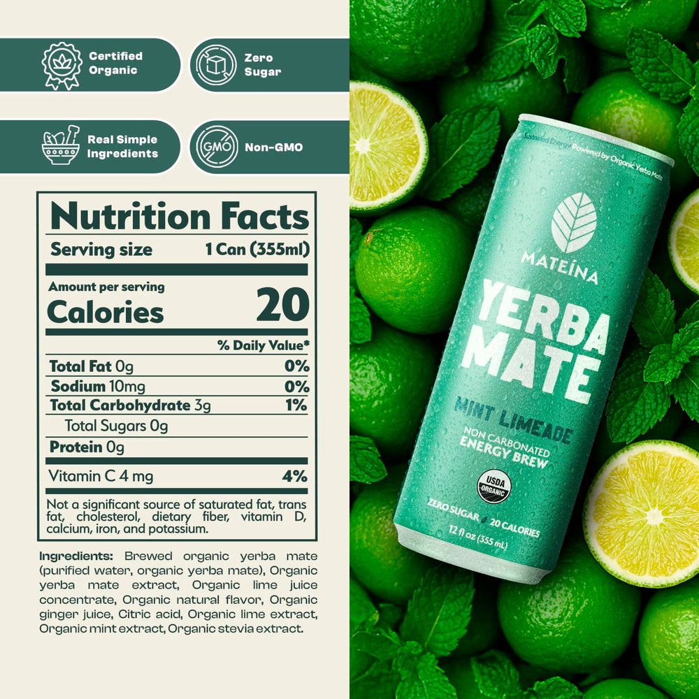 Mateina can profile highlighting label and compact, portable design benefits