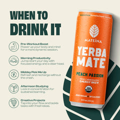 Mateina close-up of peach-colored liquid texture, smooth non-carbonated sip