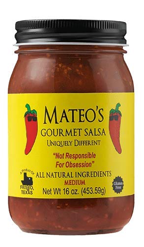 Mateo's close-up texture shot of salsa showing fresh ingredients and vibrant color for taste appeal