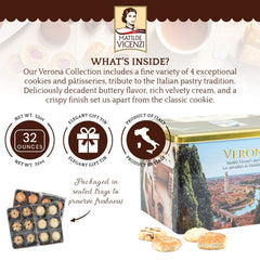 Matilde Vicenzi close-up of buttery shortbread cookie highlighting rich texture