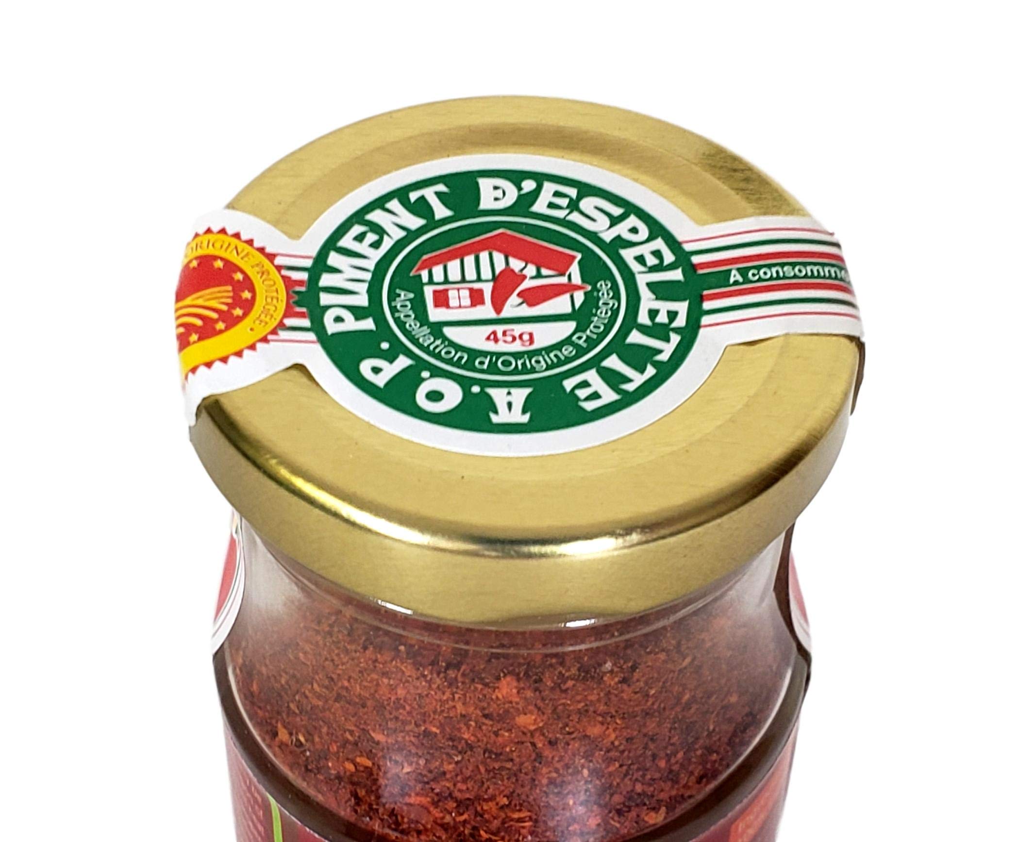 Matiz label highlighting Espelette protected status and authentic sourcing