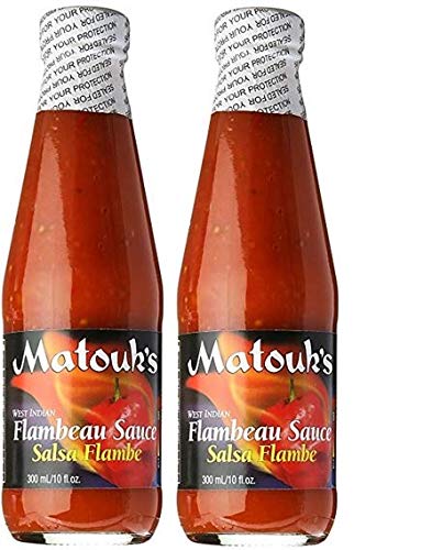 Matouk's front view of two bottles showing label and vibrant color for quick flavor boost