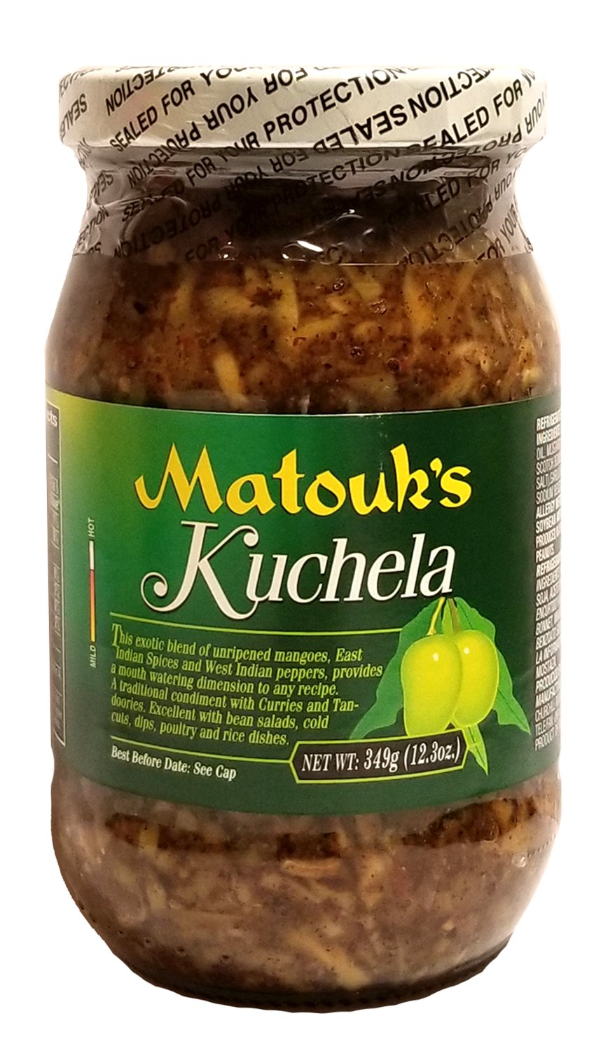 Matouk's jar front label view showing product and origin, adds authentic Caribbean flavor