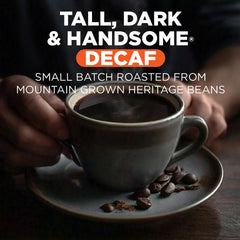 Maud's single decaf pod close-up revealing seal and consistent portion control benefit