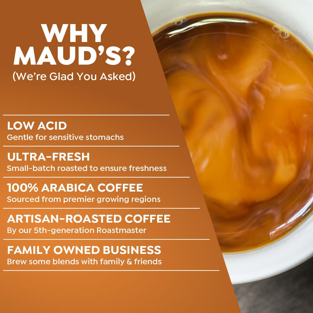 Maud’s pods in hand demonstrating single-serve scale and quick use