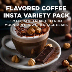 Maud's hazelnut packet texture detail showing premium Arabica quality