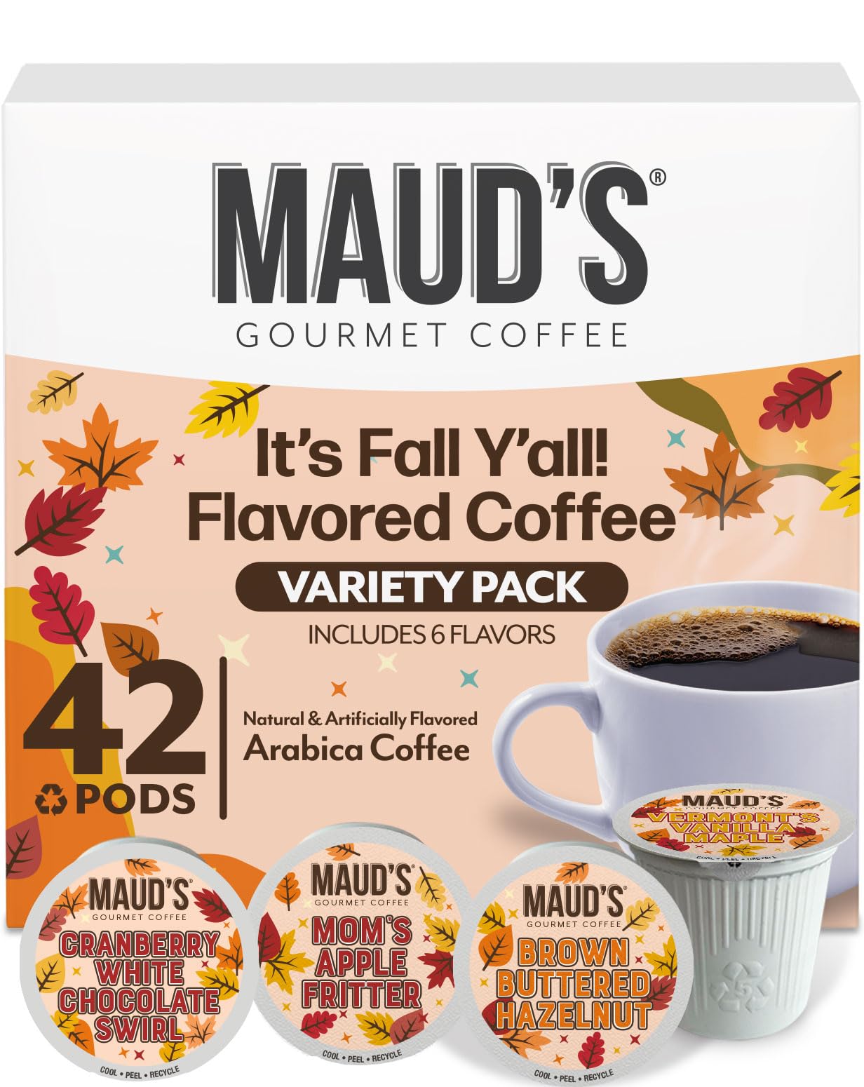 MAUD'S It's The Great Pumpkin pod close-up, highlighting spice aroma