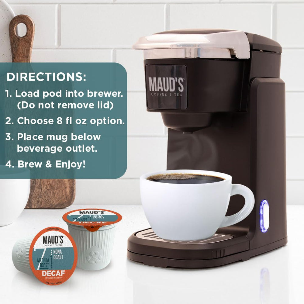 Maud’s pack beside a measuring cup to show 18-count convenience and value benefit