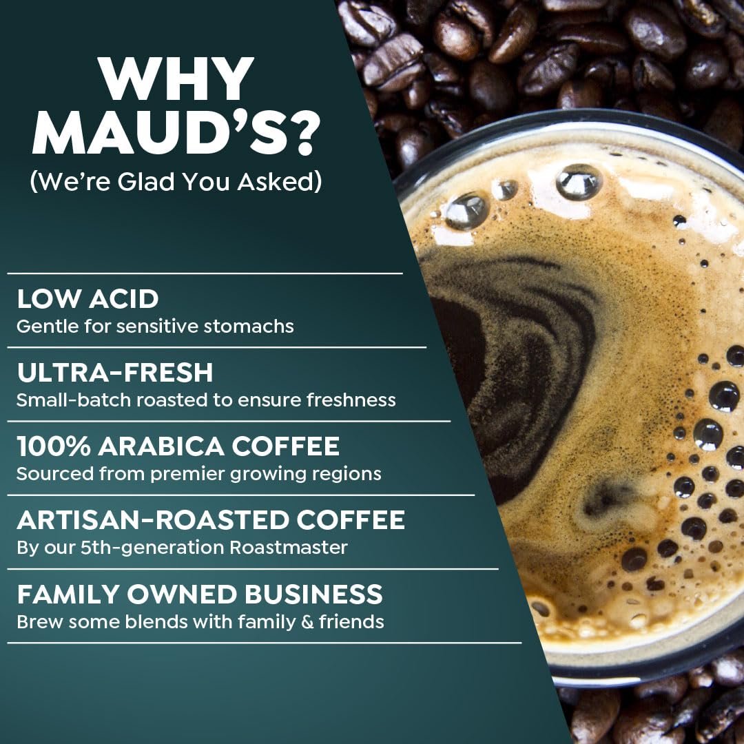 Maud's pod inside a single-serve machine for fast brewing benefit