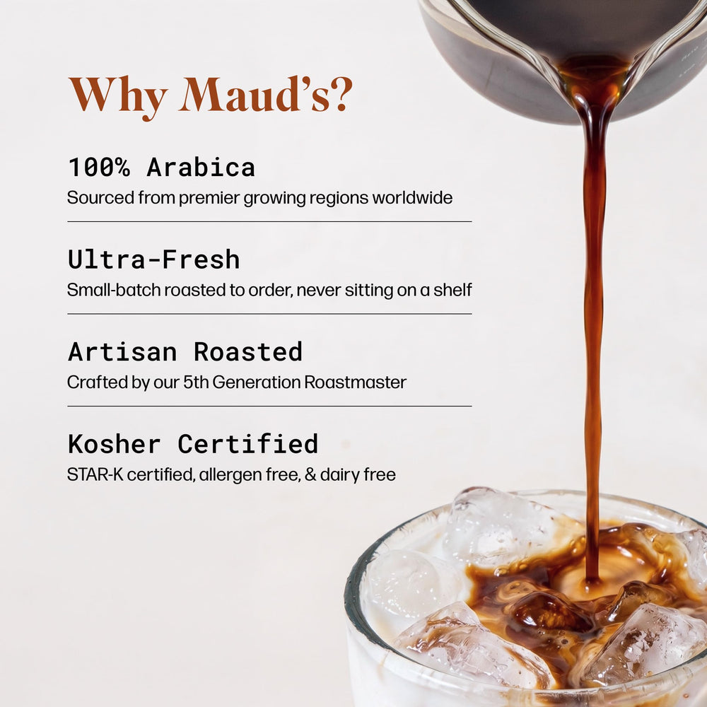 Maud's package label with USDA Organic seal highlighting certified organic quality
