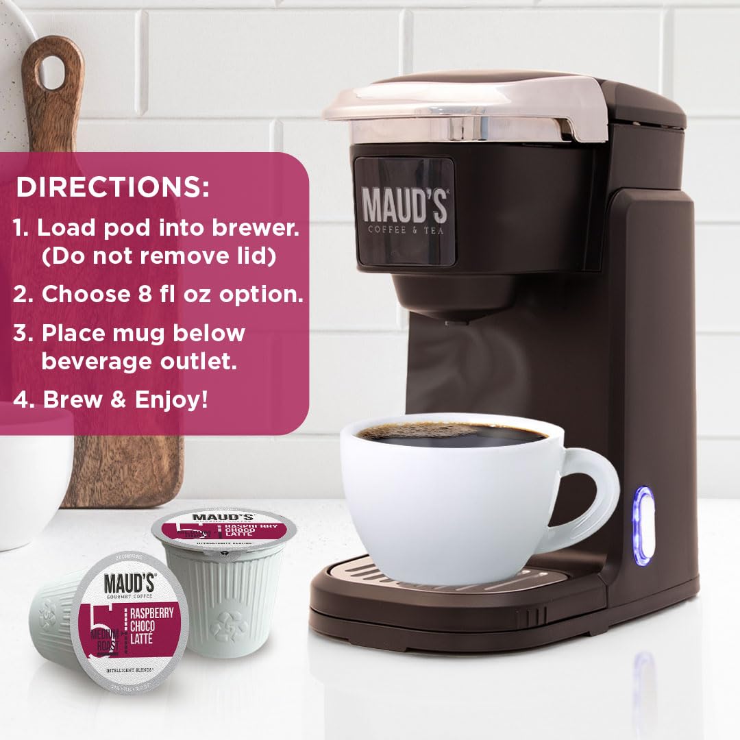 MAUD'S lifestyle shot on kitchen counter suggesting convenient everyday indulgence