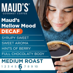 Maud's brewed cup from pod demonstrating smooth crema and flavor