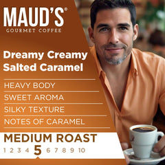 Maud's coffee powder texture showing fine soluble granules for fast brewing