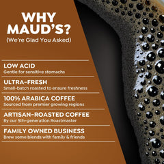 MAUD'S hazelnuts and roasted beans together illustrating natural flavor sourcing benefit