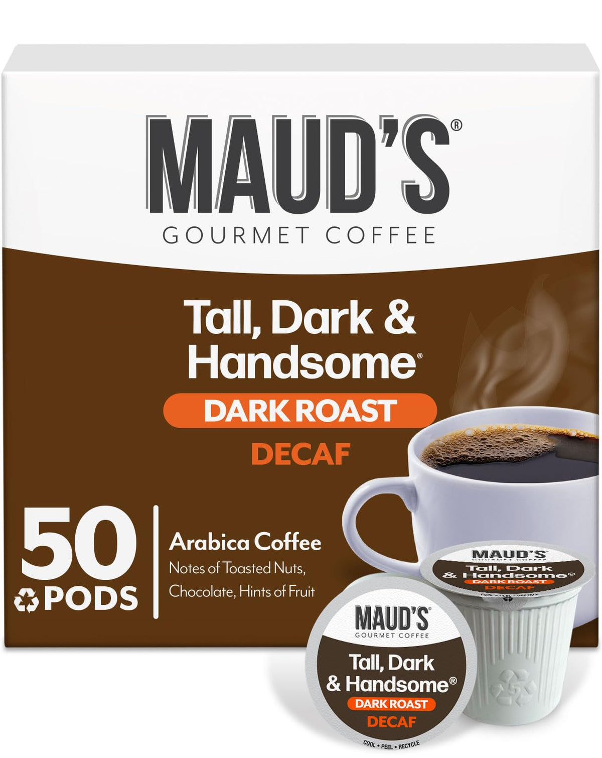 MAUD'S front packaging showing 50ct box and clear branding for easy identification