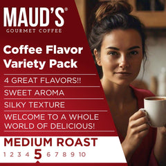 Maud's French Vanilla iced coffee in glass illustrating refreshment